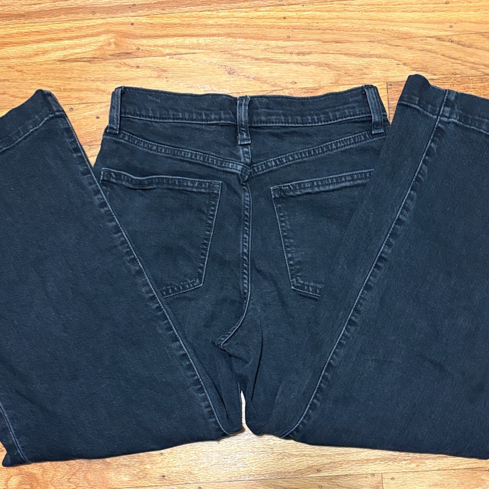 GAP black high rise wide-leg jeans - Picture 2 of 3